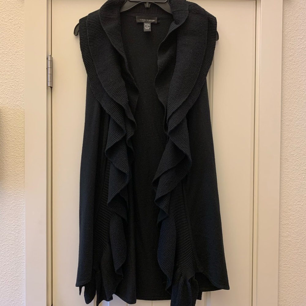 Black Cable and Gauge Vest